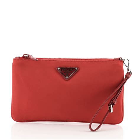 prada tessuto wristlet pouch|prada tessuto wrist bag.